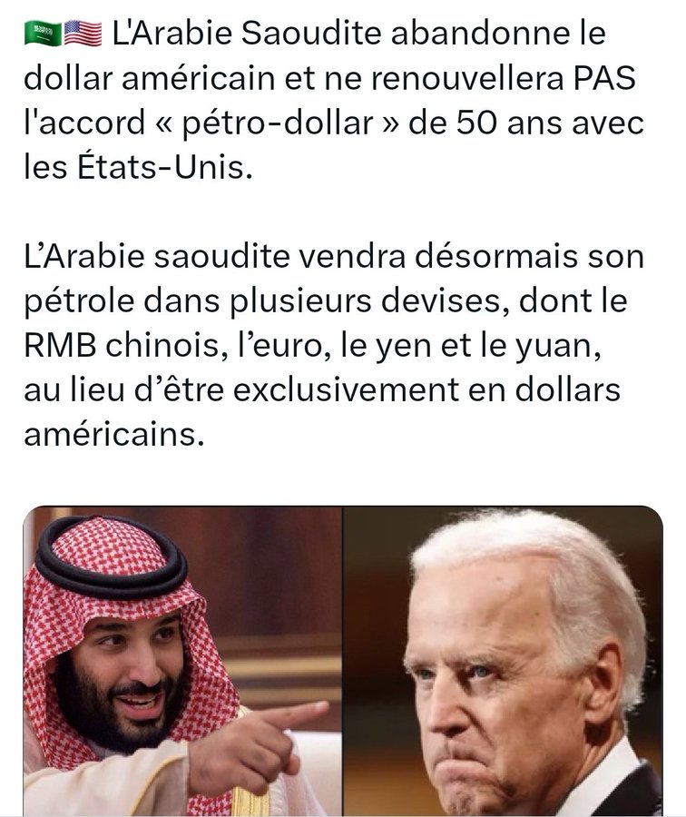 La fin du petro dollar