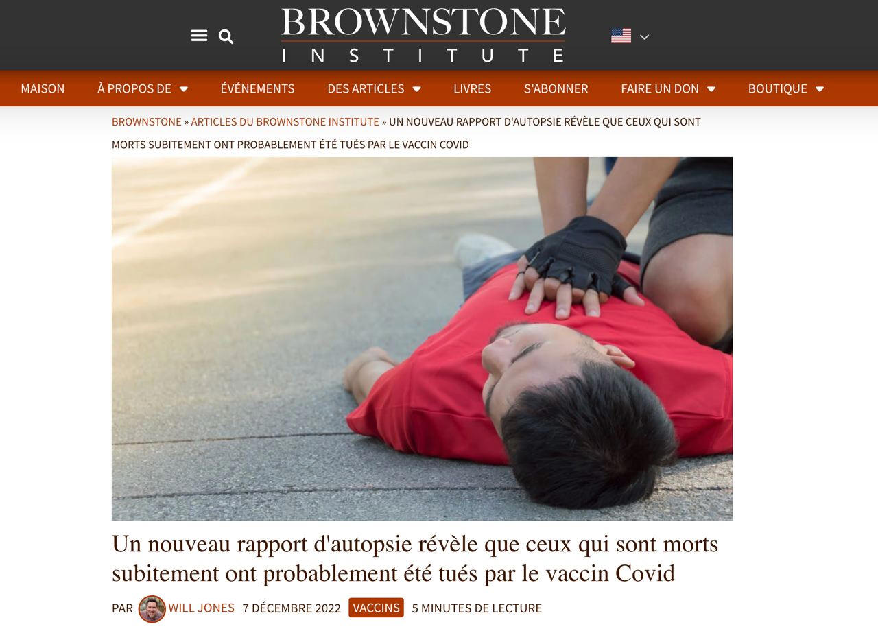 Rapport du Brownstone institute